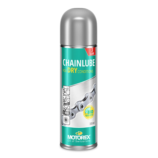Mazivo za verigo v spreju Motorex Chainlube Dry (300 ml)