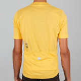 Moška kolesarska majica s kratkimi rokavi Sportful Giara (yellow)
