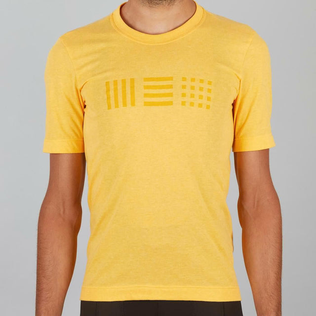Moška kolesarska majica s kratkimi rokavi Sportful Giara (yellow)