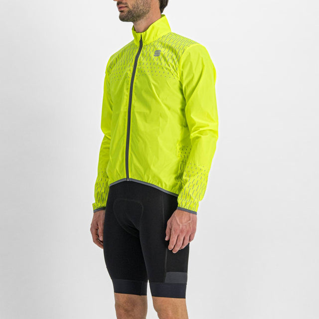 Moška kolesarska vetrovka Sportful Reflex (yellow fluo)