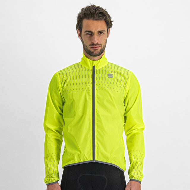 Moška kolesarska vetrovka Sportful Reflex (yellow fluo)