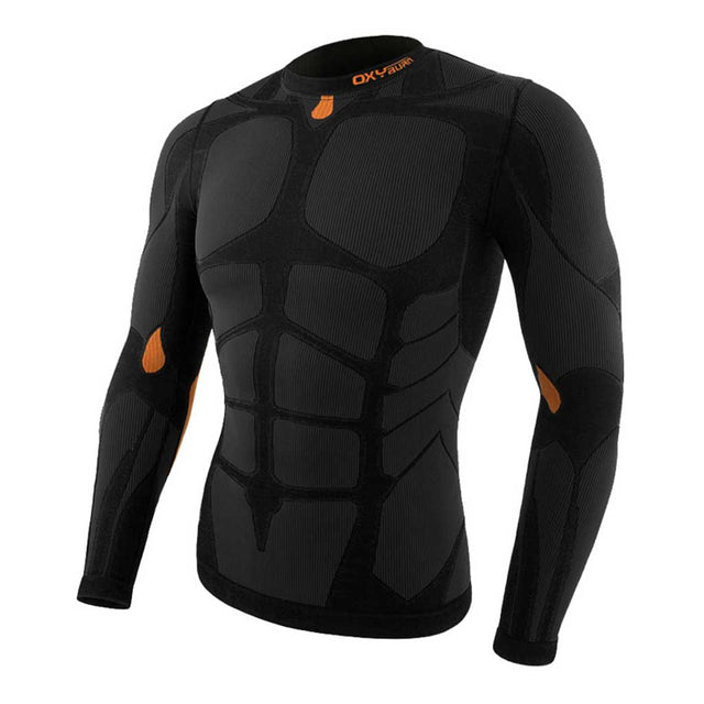 Moška aktivna majica z dolgimi rokavi Oxyburn Haller Compression 5005