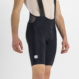 Moške kratke kolesarske bib hlače z naramnicami Sportful Classic (black)