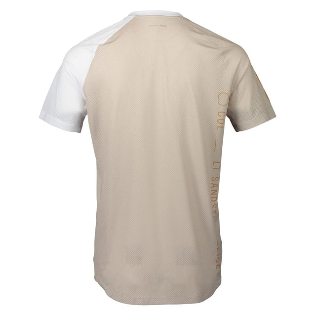 Moški kolesarski dres s kratkimi rokavi POC MTB Pure (light sandstone beige)
