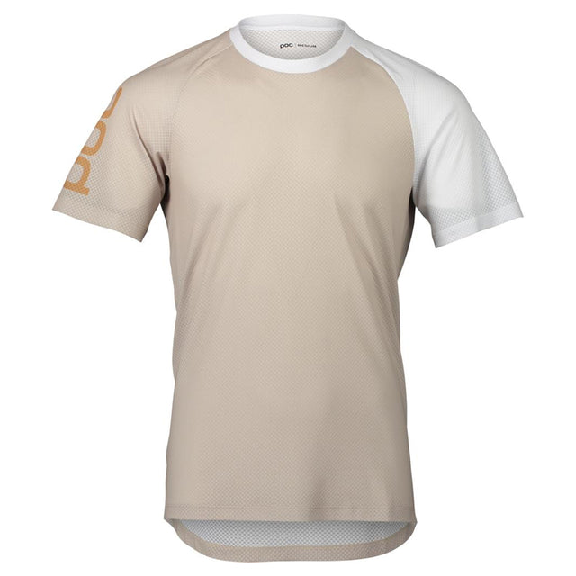 Moški kolesarski dres s kratkimi rokavi POC MTB Pure (light sandstone beige)