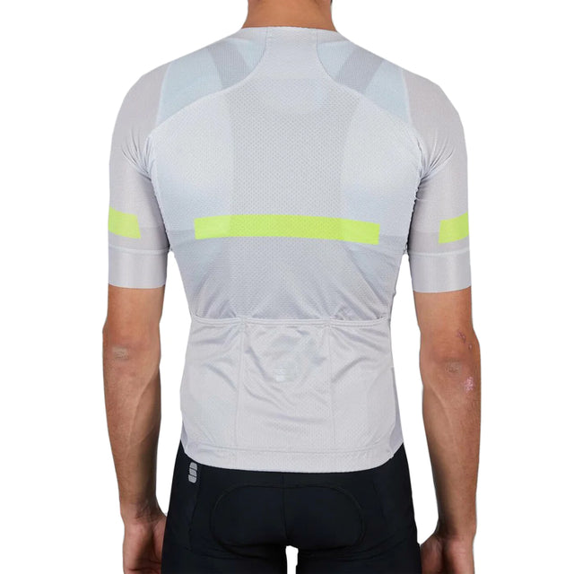 Moški kolesarski dres s kratkimi rokavi Sportful EVO (white)