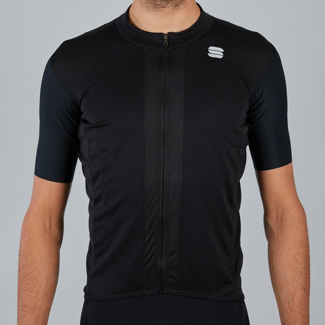 Moški kolesarski dres s kratkimi rokavi Sportful Strike (black)