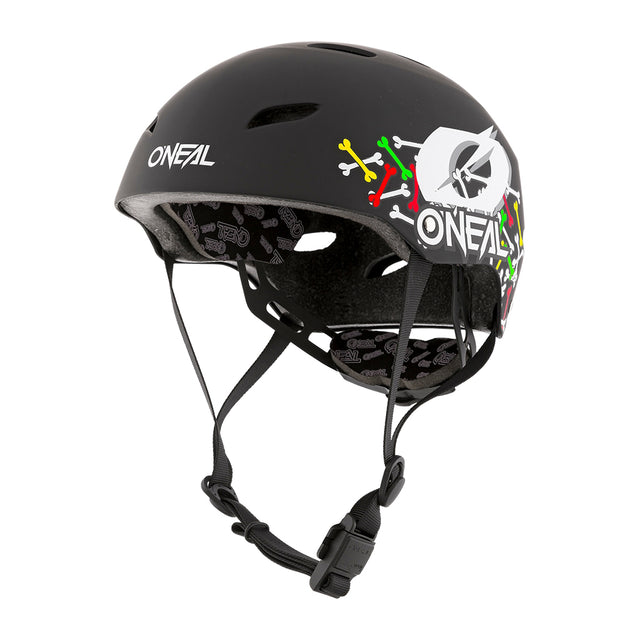 Otroška čelada O'neal Dirt Lid Skulls V.21 (black multi)