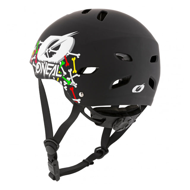 Otroška čelada O'neal Dirt Lid Skulls V.21 (black multi)