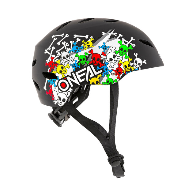 Otroška čelada O'neal Dirt Lid Skulls V.21 (black multi)
