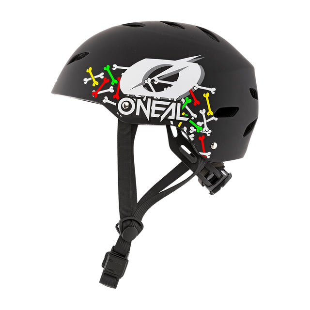 Otroška čelada O'neal Dirt Lid Skulls V.21 (black multi)