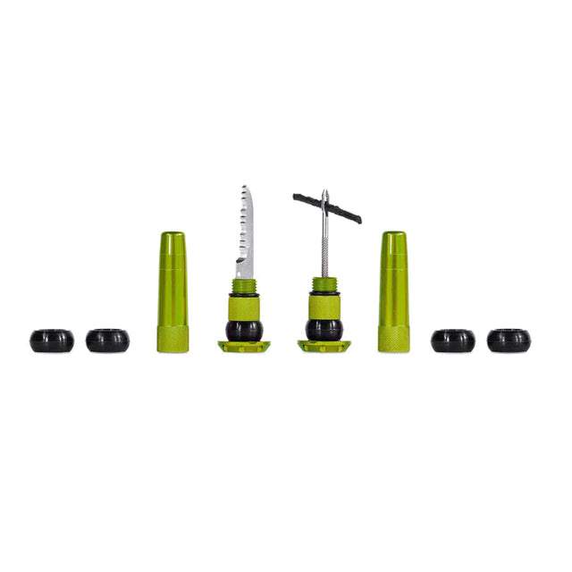 Set za flikanje plaščev Muc-Off Stealth Tubeless Puncture Plug (green)