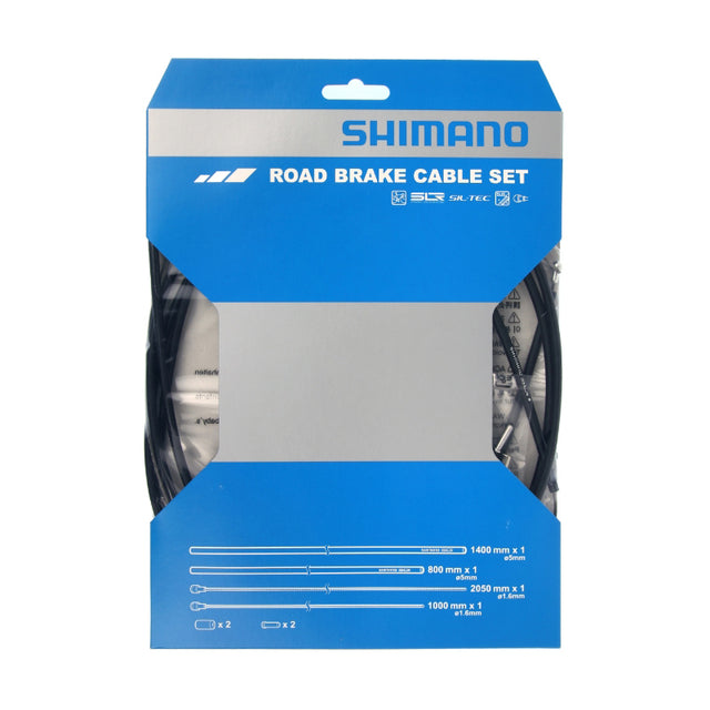 Set bovdnov in žici za zavore Shimano Road SLR Sil-Tec (black)