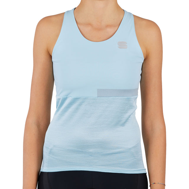 Ženska kolesarska majica brez rokavov Sportful Giara Top (blue sky)