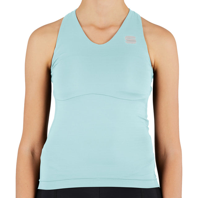 Ženska kolesarska majica brez rokavov Sportful Kelly Top (blue sky)
