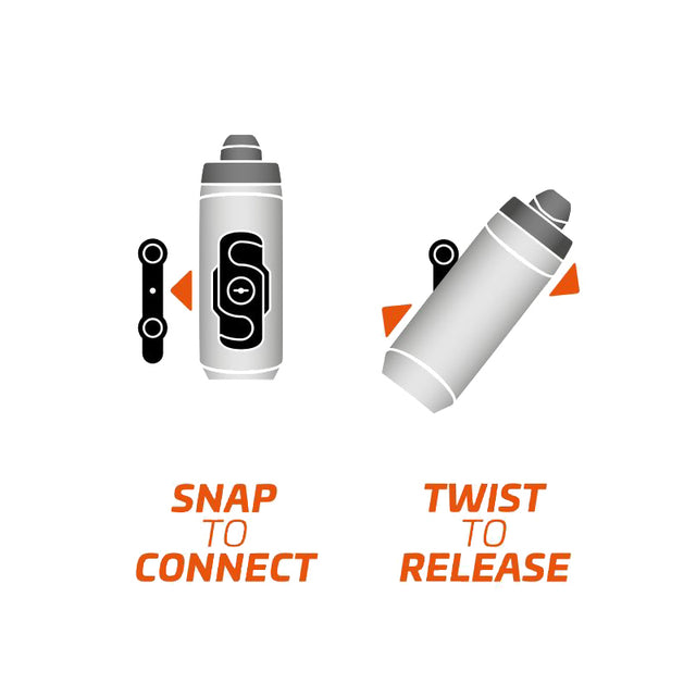 Bidon z magnetnim nosilcem SKS MonkeyLink Bottle Twist Set 600 ml (by Fidlock®)