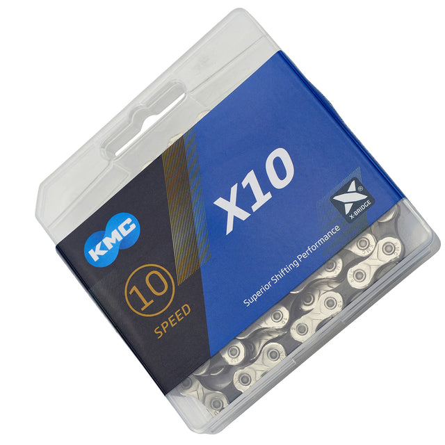 Veriga KMC X10 silver/black (10 prestav)